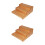 2Pz Spezie Espandibile in Bamboo Organizer Multiuso Cucina 7