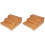 2Pz Spezie Espandibile in Bamboo Organizer Multiuso Cucina 4