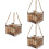 3Pz Porta Fiori Da in Legno E Metallo Coffee, E Chic 6