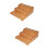 2Pz Spezie Espandibile in Bamboo Organizer Multiuso Cucina 9