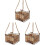 3Pz Porta Fiori Da in Legno E Metallo Coffee, E Chic 2