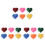 18Pz Patch Cuore Con Paillettes Per Camicie Borse E Progetti DIY 2