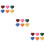 18Pz Patch Cuore Con Paillettes Per Camicie Borse E Progetti DIY 9