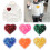 18Pz Patch Cuore Con Paillettes Per Camicie Borse E Progetti DIY 11