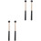2Paia Bacchette Percussione Nere Per Pratica 5
