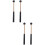 2Paia Bacchette Percussione Nere Per Pratica 9