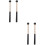 2Paia Bacchette Percussione Nere Per Pratica 8