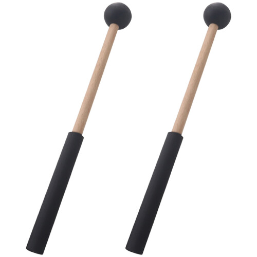 2Paia Bacchette Percussione Nere Per Pratica 2