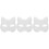 3Pz Maschere Mascherate Cat Shape E Decorazione 6
