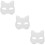 3Pz Maschere Mascherate Cat Shape E Decorazione 11