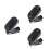 3Pz Tuner Nero LCD Per Chitarra Violino Ukulele Con Spegnimento Auto 11