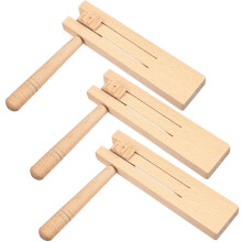15Pz Giocattoli Matraca in Legno Khaki Per Bambini E Grasping