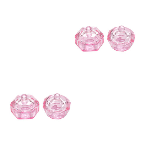 4St Roze Manicure Cup Met Art Accessoire 2