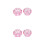 4St Roze Manicure Cup Met Art Accessoire 6