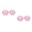 4St Roze Manicure Cup Met Art Accessoire 8