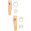 2Sets Muzikale Kazoos Instrument Voor Beginners En Optredens 9