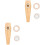 2Sets Muzikale Kazoos Instrument Voor Beginners En Optredens 5