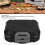 Thickened Waterproof Multifunctional Tackle Box 12x10x5cm Black 7