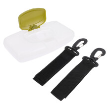 2Sets Baby Doekjes Dispenser Zwart Wit Thuis En Buitengebruik