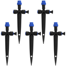 4Conjuntos Kit De Gotejamento Pe Para Com Estacas Coloridas