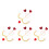 4Conjuntos Acessórios Valentine Cupido Flecha E Tiara 9