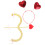 4Conjuntos Acessórios Valentine Cupido Flecha E Tiara 3