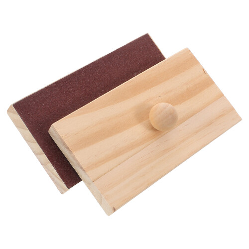 2Pares Castanheta De Sand Block Brinquedo Percussão