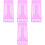4Conjuntos Kit Completo Labial DIY Com 50 Furos 4