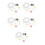 10Conjuntos Conectores Para Kit De Silencioso 5