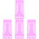 4Conjuntos Kit Completo Labial DIY Com 50 Furos 3