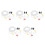 10Conjuntos Conectores Para Kit De Silencioso 6