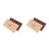 2Pares Castanheta De Sand Block Brinquedo Percussão 4