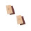 2Pares Castanheta De Sand Block Brinquedo Percussão 10