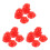 90St Mini Bouwhoed Rood Plastic Poppenaccessoire Feestdecoratie 7