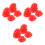 90St Mini Bouwhoed Rood Plastic Poppenaccessoire Feestdecoratie 8