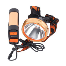 Super Lampada frontale super luminosa 1800mAh ricaricabile in lega di alluminio luce da esterno