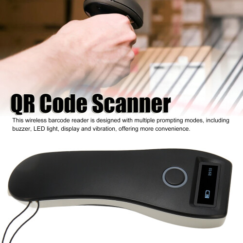 Wireless Handheld Barcode Scanner 2.4G/BT, 120FPS, 900K Memory 2