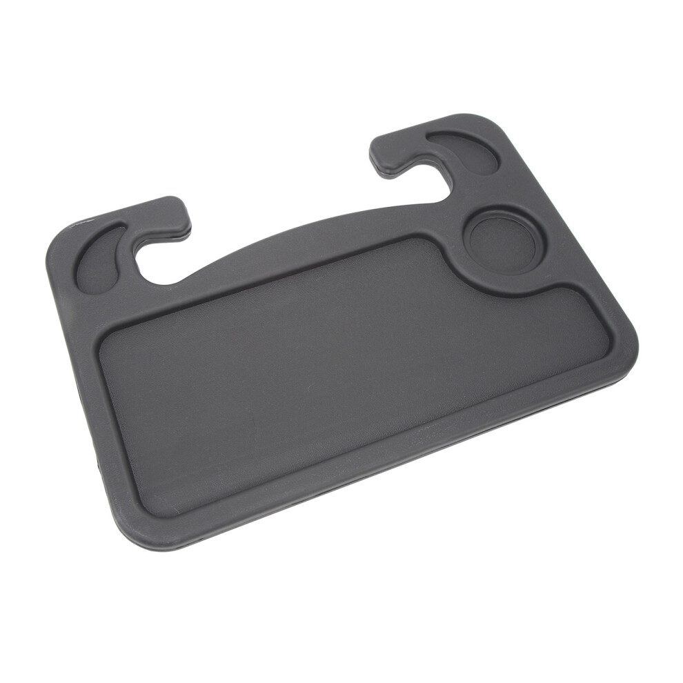 Car Steering Wheel Desk Dual Side Tray With Cup Holder & Pen Slot Â Black 4921369551339