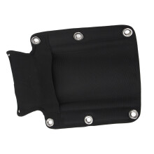 Scuba Diving Backboard Cushion Nylon Backplate Pad for Tech Dive Black
