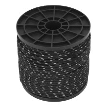 Reflective Paracord High Quality Nylon Rope 4mm Multi Purpose Rope For Outdoor Emergency Survival Cord With Heat Sealed Ends Durable Pull Cord For Cam