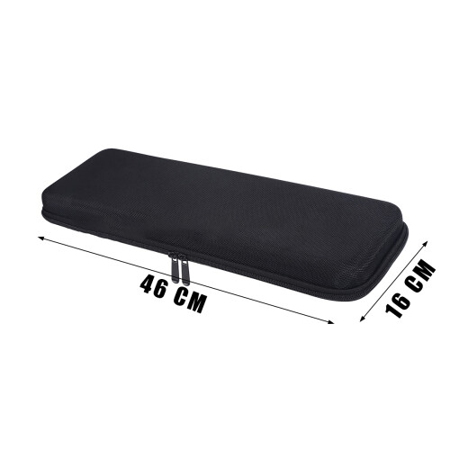 Hard Case for Wireless Bluetooth Keyboard, Travel Storage Bag with Waterproof Durable Plastic Shockproof Design Compression Resistant Protective Case 1