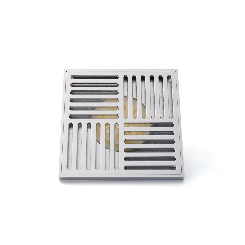 Stainless Steel Hair Blocking Drain Mat, Rust-Proof Anti-Odour Floor Drain For Bathroom And Kitchen Areas, Super Draining Capacity Drainage System 9173940251410