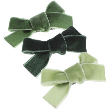 15Stk Grüne Haarclips Mit Schleifen Aus Stoff, Ideal Für