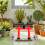 3Sets Resin Torii Aquarium Landschaft Ornament Bunt 4