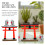3Sets Resin Torii Aquarium Landschaft Ornament Bunt 8