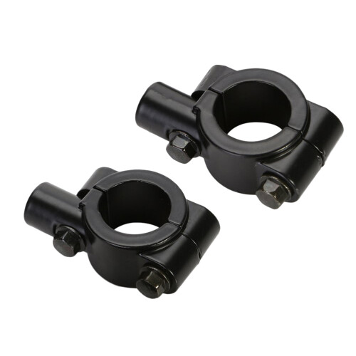 4Stk Motorradspiegel Adapter Halterung Schwarz Für Lenker