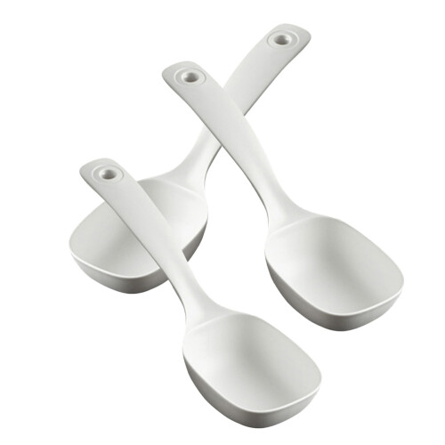 15Stk Weiße Suppenkelle PP Ergonomisch Für Suppe & Eintopf 1
