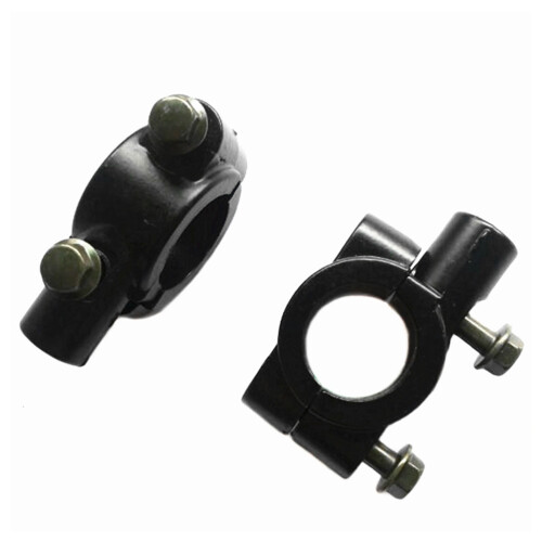 4Stk Motorradspiegel Adapter Halterung Schwarz Für Lenker 2