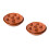 2Sets Keramik Schneckenbackformen Mit 6 Löchern in Elegantem Kaffeeton 4