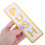 4Stk Selbstklebende Acryl Türschilder Push Pull Gold Für Geschäft 3